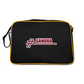Sandra - Sac Retro - noir/or - Dos