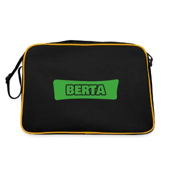 Naissance Berta - Sac Retro - noir/or - Dos