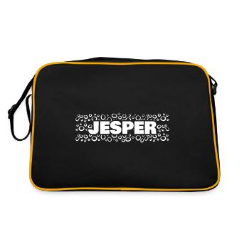 Cadeau pour Jesper - Sac Retro - noir/or - Dos