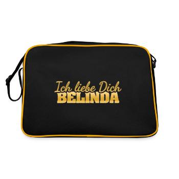 Belinda dans le rôle de l’amour - Sac Retro - noir/or - Dos