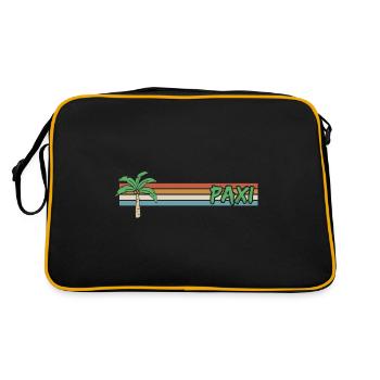 Cadeau pour Paxi - Sac Retro - noir/or - Dos