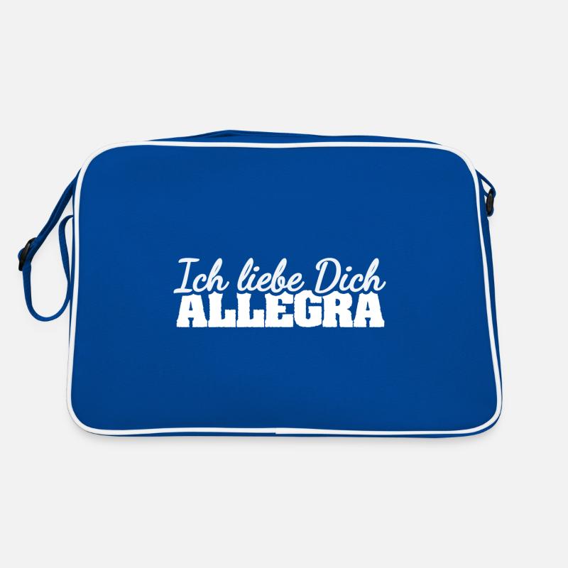 Geschenk für Allegra Retro Tasche