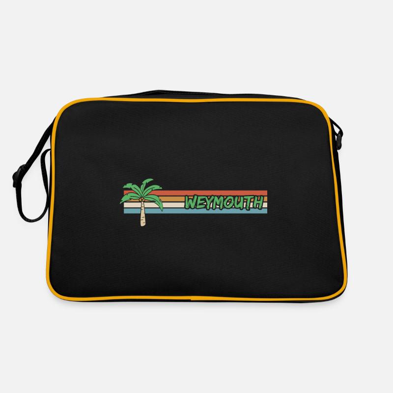 Weymouth als Urlaub Retro Tasche