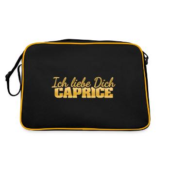 Caprice comme amour - Sac Retro - noir/or - Dos