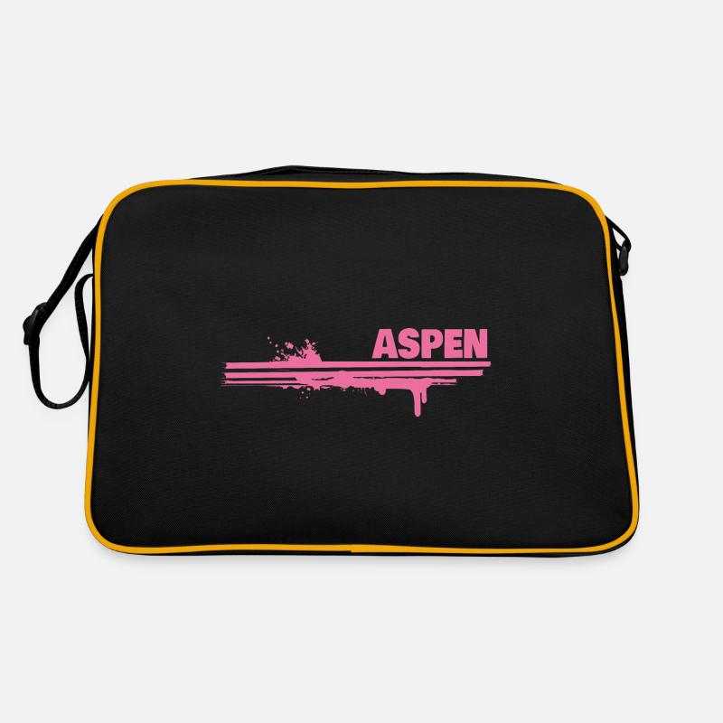 Farbklecks Aspen Retro Tasche