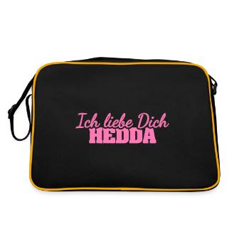 Chère Hedda, - Sac Retro - noir/or - Dos