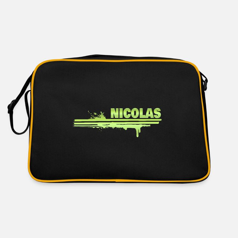 Cadeau pour Nicolas Sac Retro