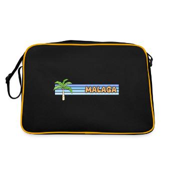 Cadeau pour Malaga - Sac Retro - noir/or - Dos