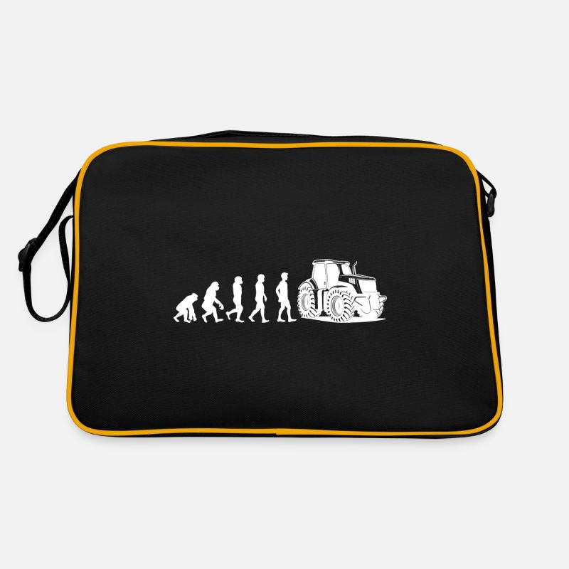 Landwirt Evolution weiß Retro Tasche