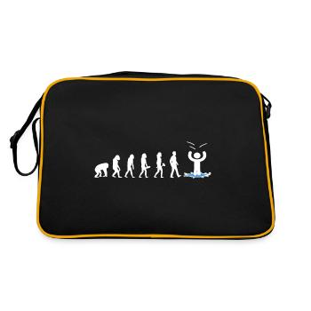 bain de glace glace froid bain de glace évolution kneipp trou de glace - Sac Retro - noir/or - Dos