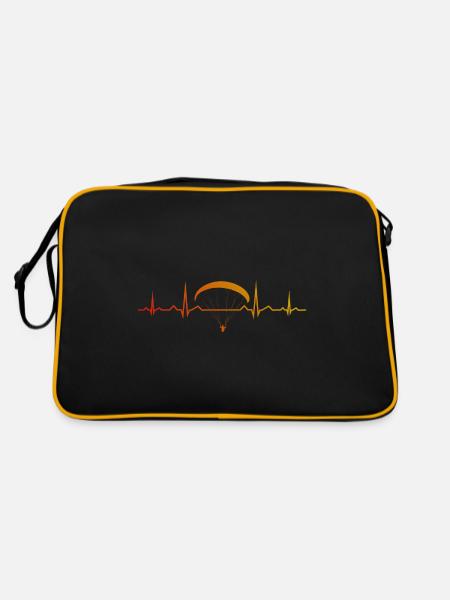 Paragleiten Gleitschirmfliegen Parapente - Sac Retro - noir/or - Dos