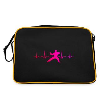 Kungfu Martial Arts Wushu Kung Fu Women Men - Retro Bag - black/gold - Back