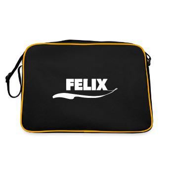 Gift for Felix - Retro Bag - black/gold - Back