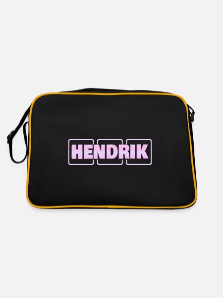Grossesse Hendrik - Sac Retro - noir/or - Dos