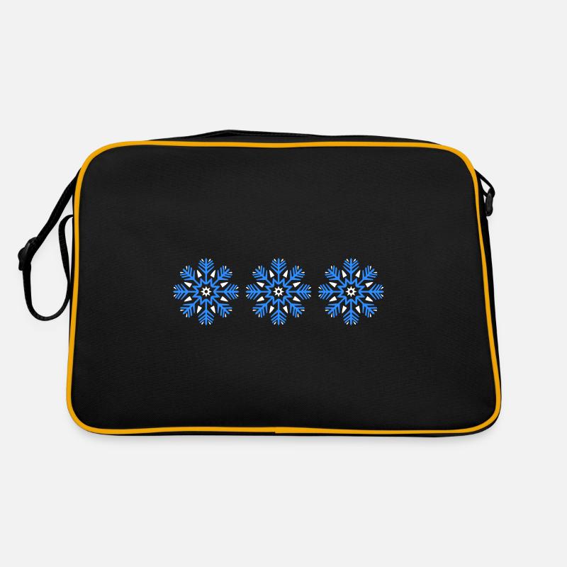 Symbole d’hiver flocon de neige Sac Retro