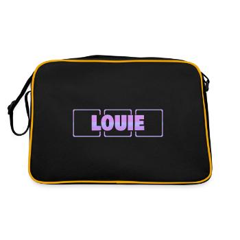 Louie dans le rôle de la grossesse - Sac Retro - noir/or - Dos