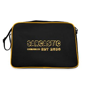 2030 - Sac Retro - noir/or - Dos