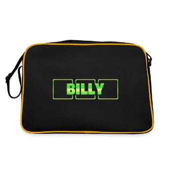 Billy - Retro Bag - black/gold - Back