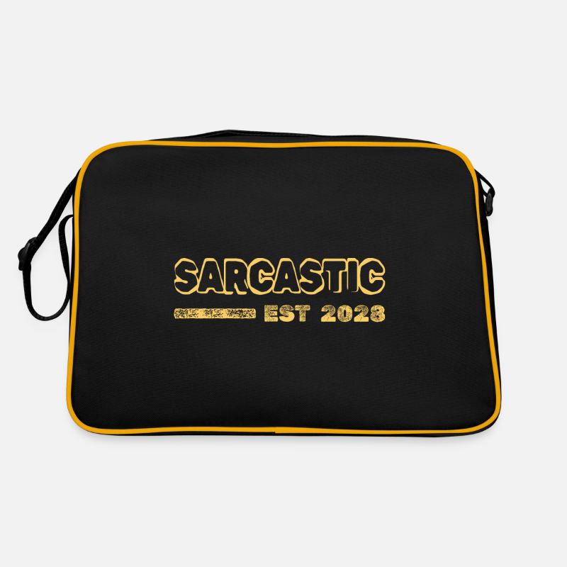 Sarkasmus 2028 Retro Tasche