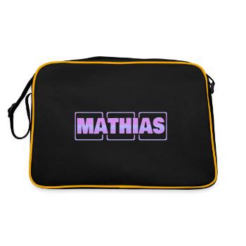 Grossesse Mathias - Sac Retro - noir/or - Dos