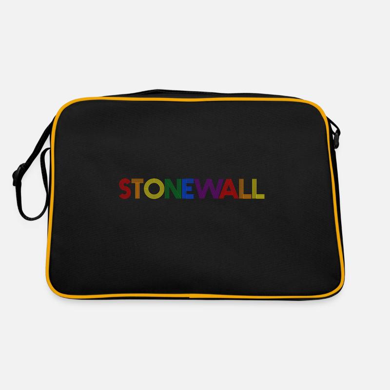 Rainbow Stonewall - Sac Retro - noir/or