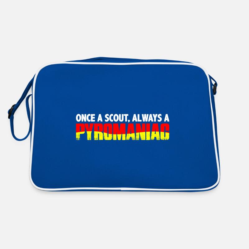 Once A Scout, Always A Pyromaniac 28 Retro Tasche