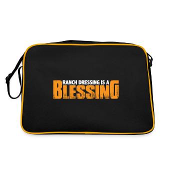 Ranch Dressing Is A Blessing 19 - Retro Bag - black/gold - Back