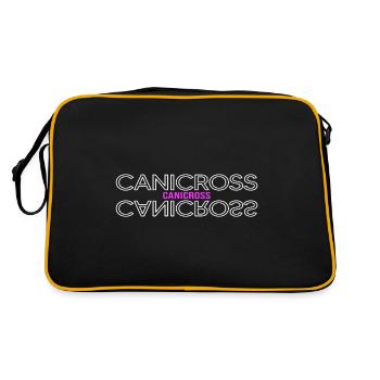 Canicross dogrun run with dog CanicrossDay - Retro Bag - black/gold - Back