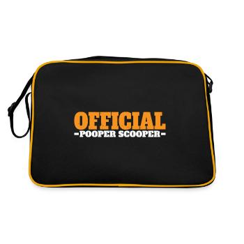 Pooper Scooper officiel 33 - Sac Retro - noir/or - Dos
