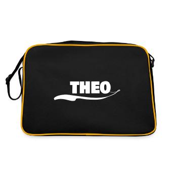 Gift for theo - Retro Bag - black/gold - Back