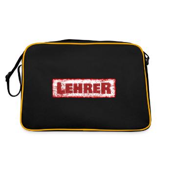 Emploi Enseignant - Sac Retro - noir/or - Dos