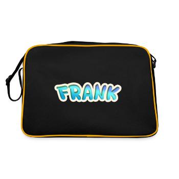 Frank - Retro Bag - black/gold - Back