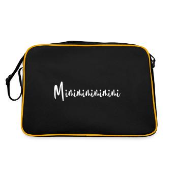 Mimimimi - Design - Sac Retro - noir/or - Dos