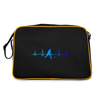 Floorball Women Salibandy Men's Innebandy - Retro Bag - black/gold - Back