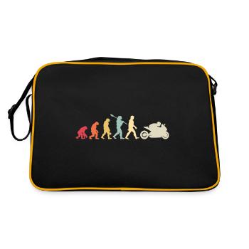 Moto Evolution Vintage Superbike Biker - Sac Retro - noir/or - Dos