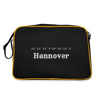 Hanover coordinates - Retro Bag - black/gold - Back