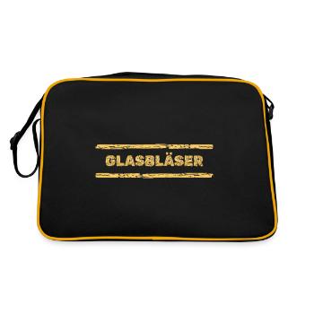 Profession Souffleur de verre - Sac Retro - noir/or - Dos