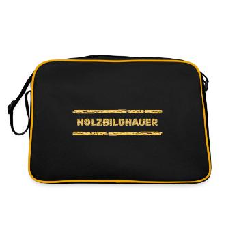 Sculpteur sur bois - Sac Retro - noir/or - Dos