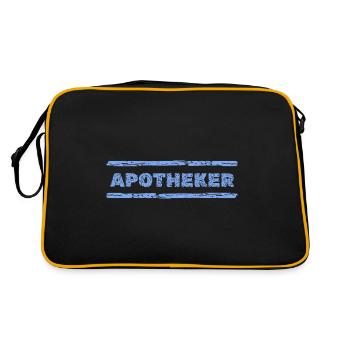Profession : Pharmacien - Sac Retro - noir/or - Dos