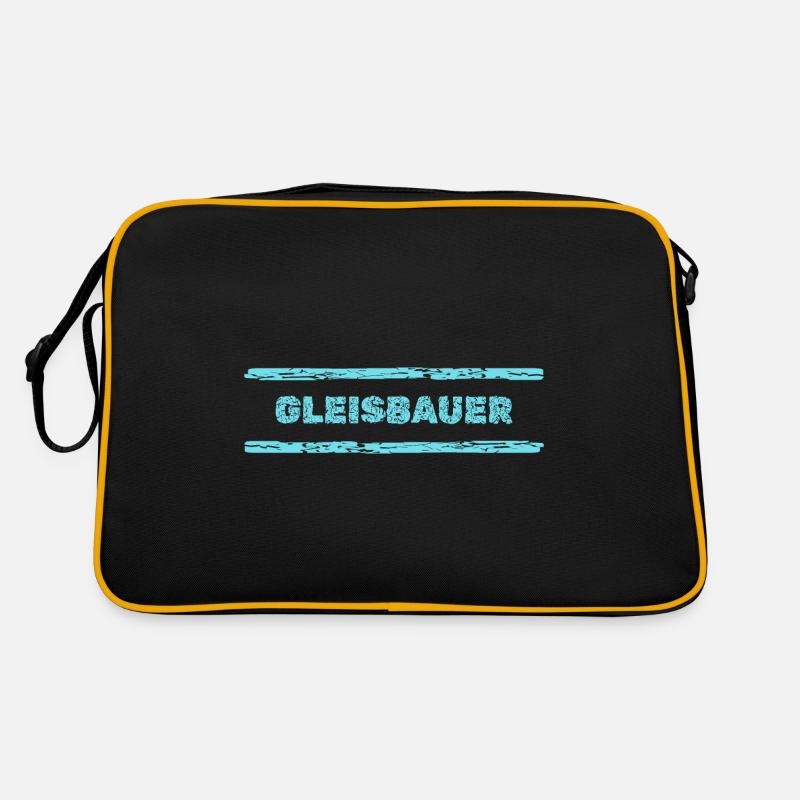 Beruf Gleisbauer Retro Tasche