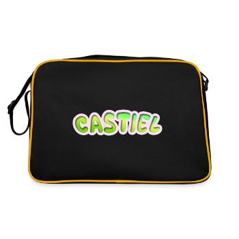 Castiel comme métier - Sac Retro - noir/or - Dos