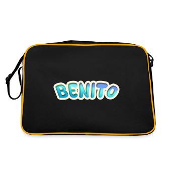 Benito comme métier - Sac Retro - noir/or - Dos