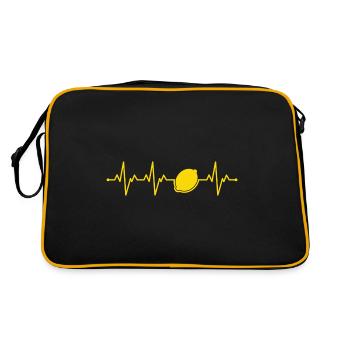 lemon - Retro Bag - black/gold - Back