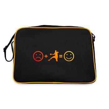 Joueurs de handball Handball Joueurs de handball Jeux de handball - Sac Retro - noir/or - Dos