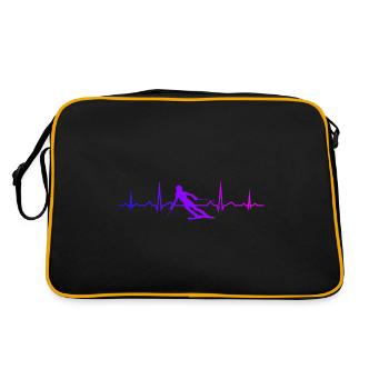 Skieurs Hommes Ski Ski Cascade Skieurs - Sac Retro - noir/or - Dos