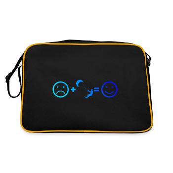 Kite Kitesurfing Kitesurfing Kitesurfing Kitesurfing Kiting Kitesurf - Sac Retro - noir/or - Dos