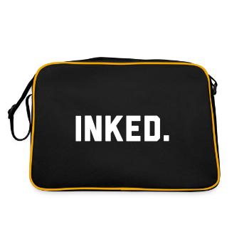 Eat Sleep Tattoo Repeat, Sleep Ink Repeat Gift - Retro Bag - black/gold - Back