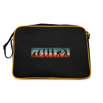 Martial Arts Self Defense Krav Maga - Retro Tasche - Schwarz/Gold - Hinten