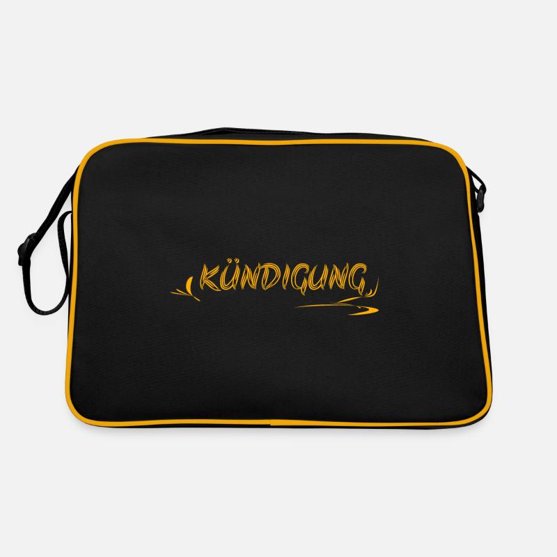 Geschenkidee Kündigung Kündigen Retro Tasche