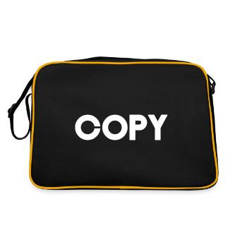 Partner Look Couple Partner Couple Couple Family - Retro Bag - black/gold - Back